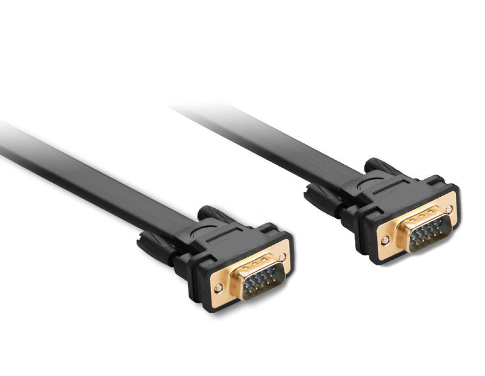 3M Flat SVGA HD15 Male to Male Cable