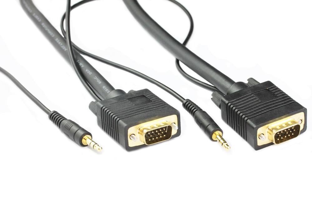 3M SVGA HD15 Male to Male Cable with 3.5mm Audio