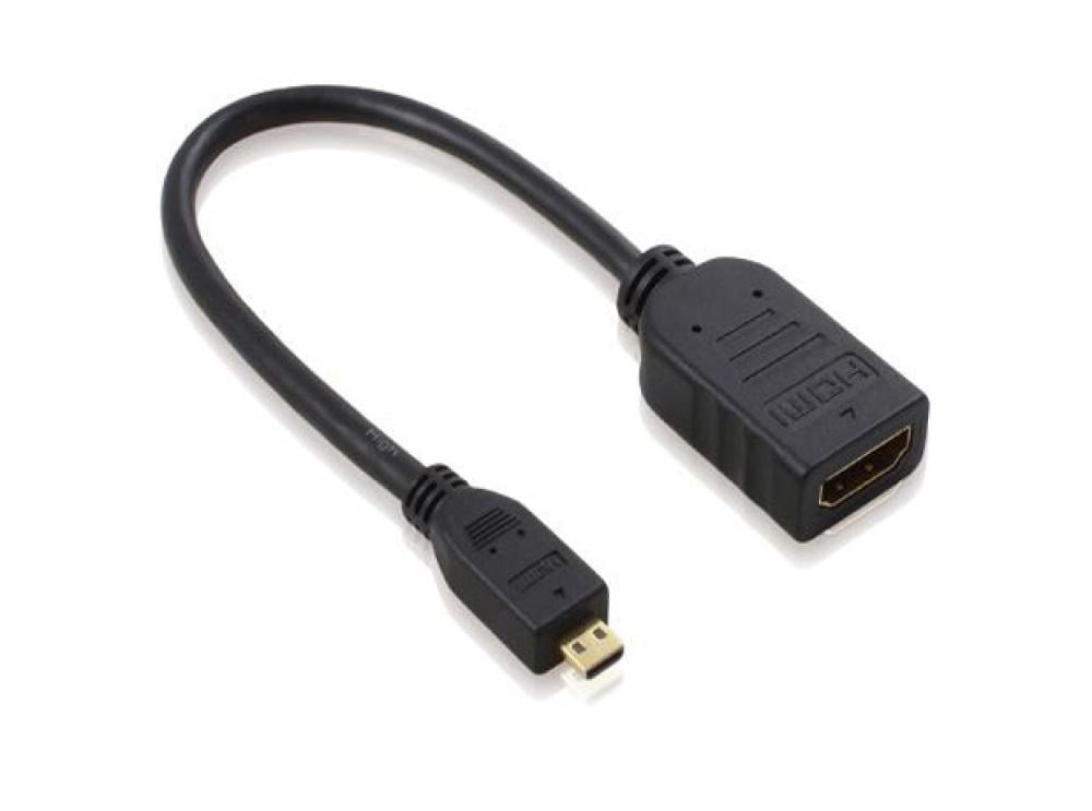 Micro HDMI To HDMI F Adaptor Display Cables Adapter