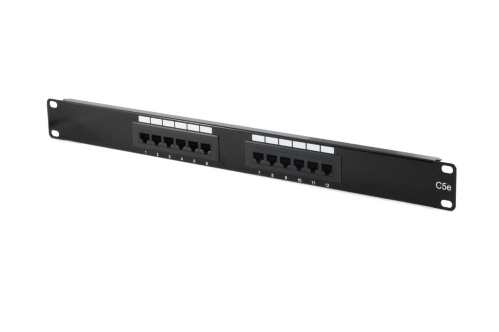 12 Port Cat5e Patch Panel Ul Listed Network Accessories