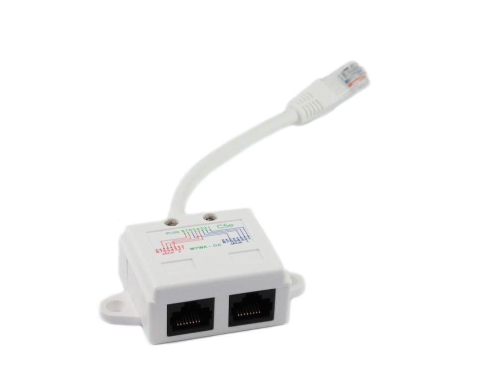 RJ45 Data Voice Splitter Network Accessories