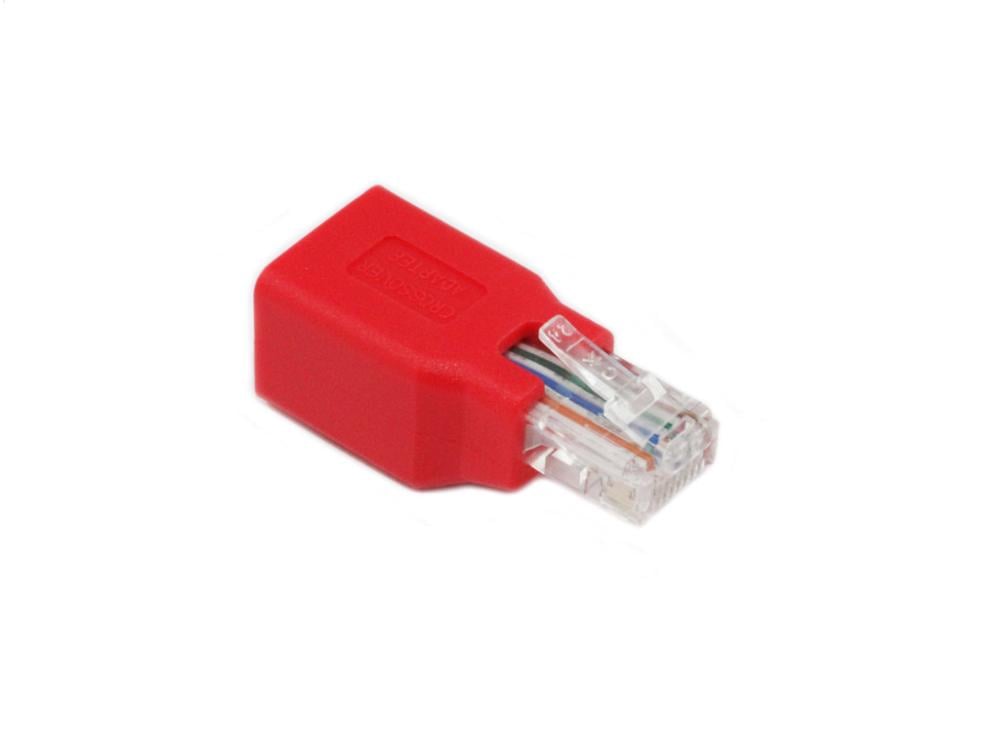 RJ45 Crossover Adaptor For Cat6 Cat5e Cables Network Cables