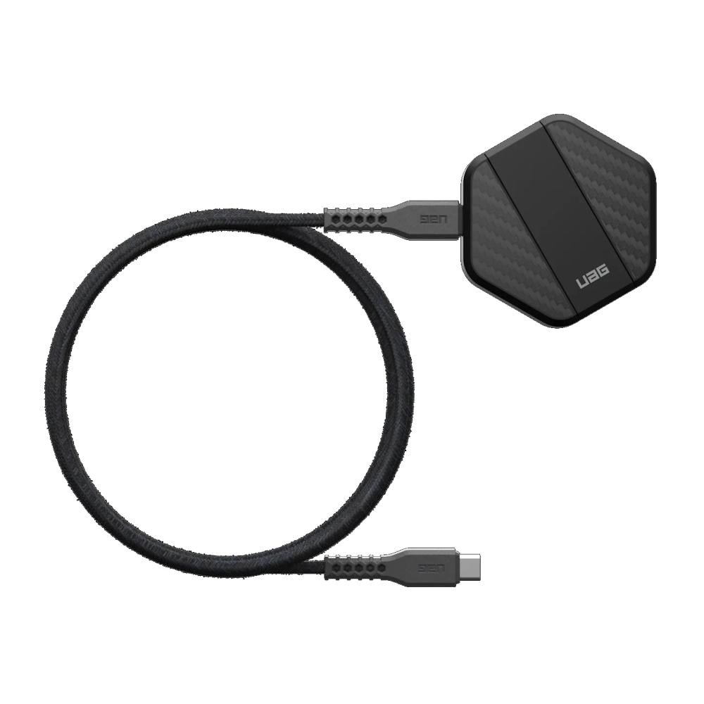 UAG Wireless Charging Pad Stand Black Carbon Fiber Laptop Accessory