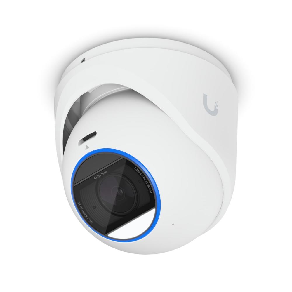 Ubiquiti G6 Pro Turret White 4K PoE AI Tamper Resistant IP Camera