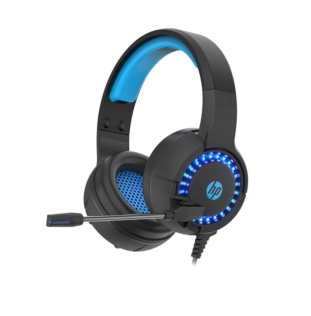 HP DHE-8010UM Wired Stereo Gaming Headset USB 3.5mm LED Headset