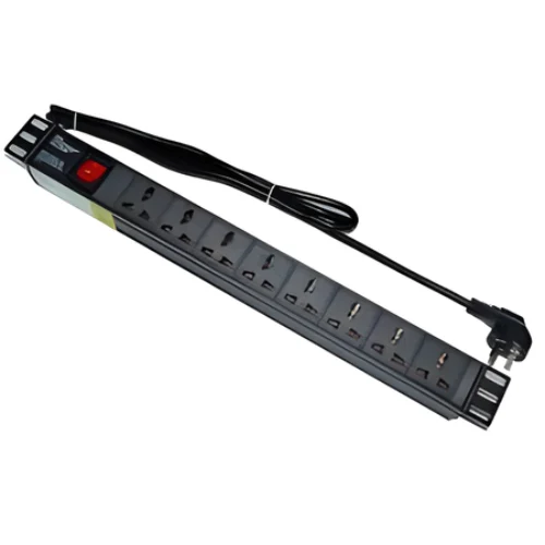 8 Way Horizontal Power Distribution Unit pdu 8x10a Gpo Outlet