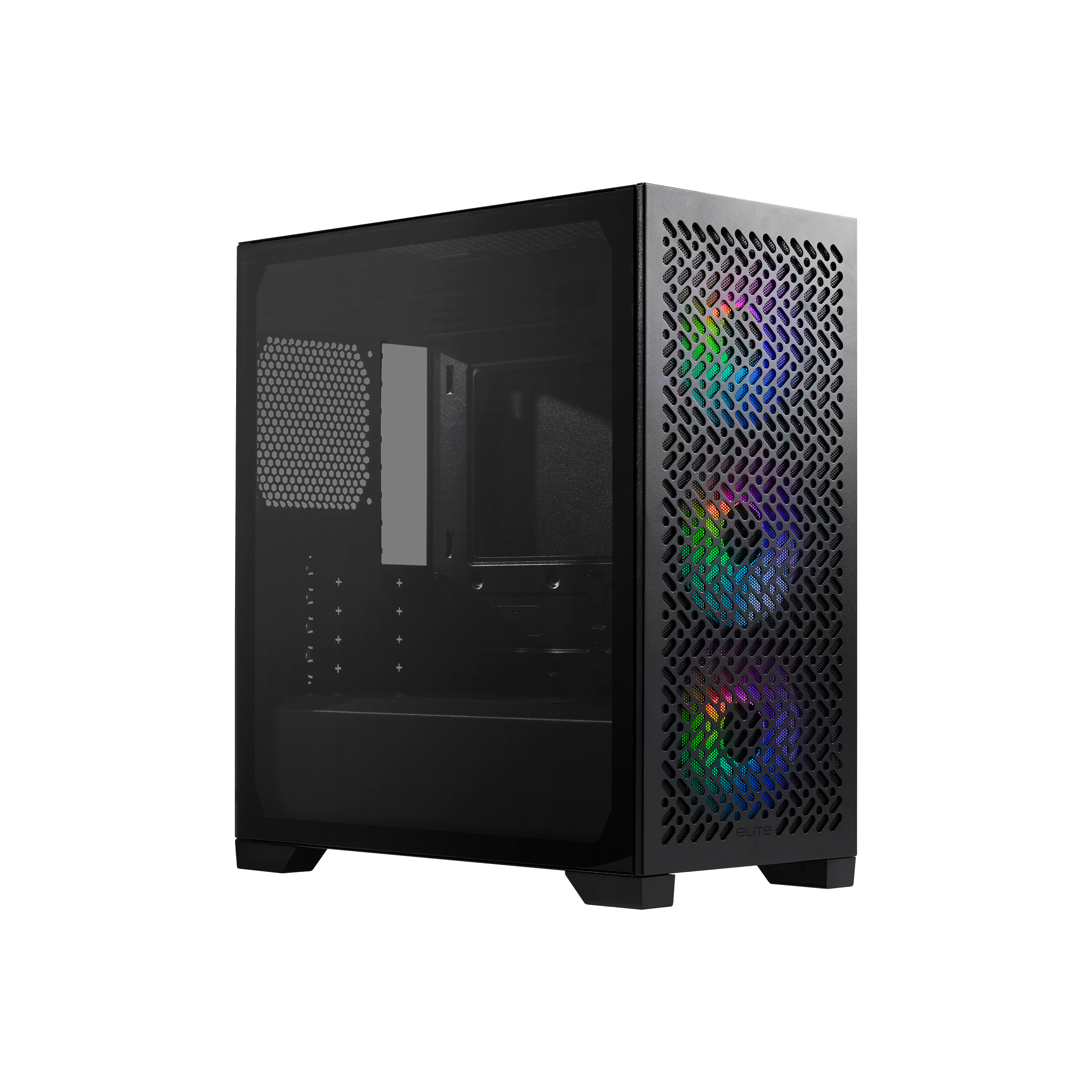 Cooler Master Elite 302 mATX Case Tempered Glass 4 ARGB Fans