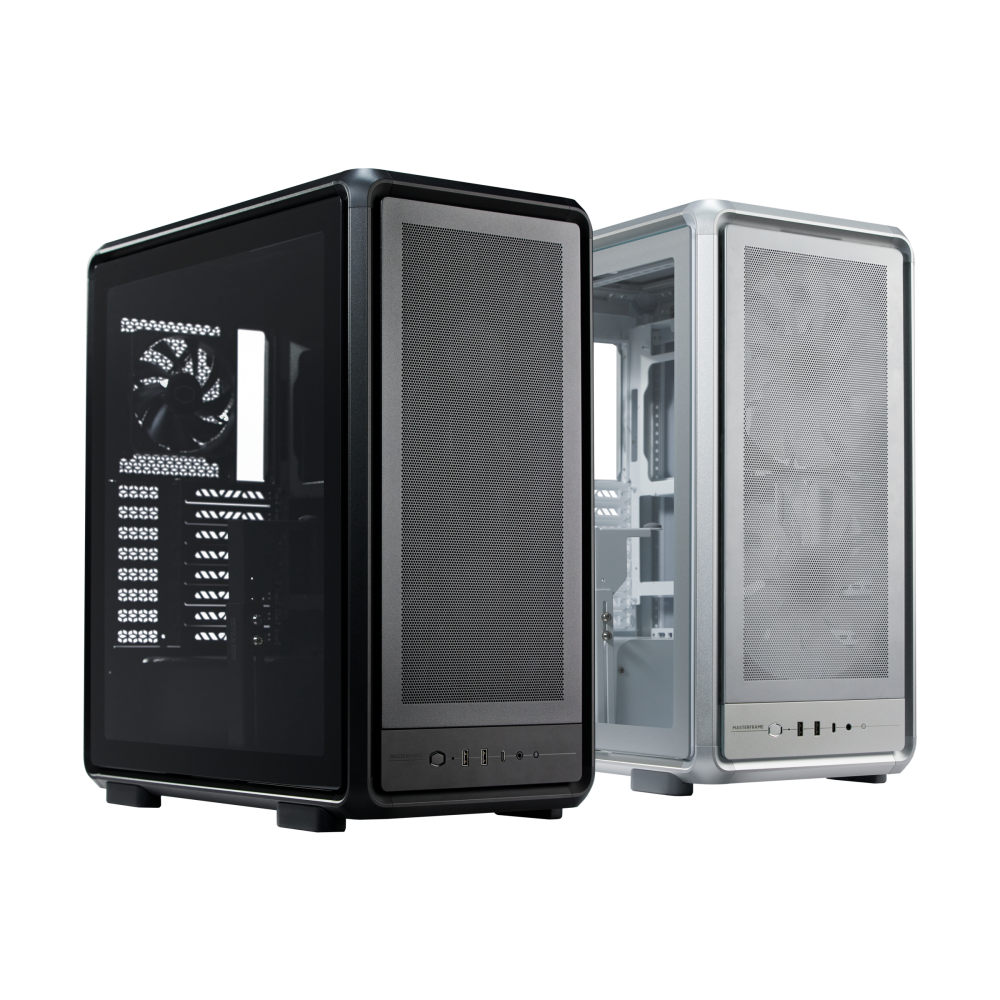 Coolermast MasterFrame 500 ATX Mesh Case Silver Edition