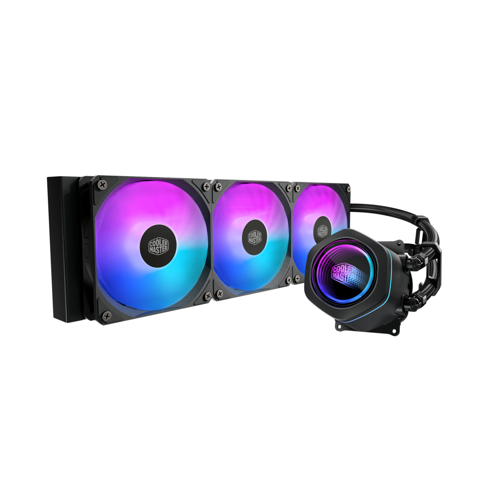 Coolermast MasterLiquid Core NEX Digital 360 ARGB CPU Liquid Cooler White
