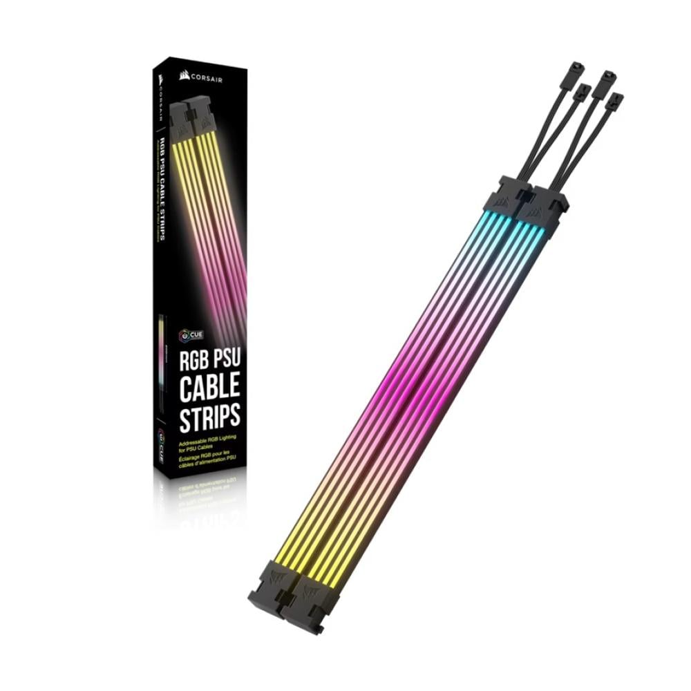 Corsair ARGB PSU Cable Strips Dual 230mm iCUE Compatible