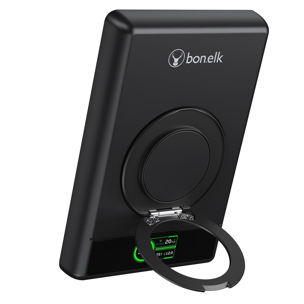 Bonelk Magtec 5 In 1 Magnetic Power Bank 10000mAh Black