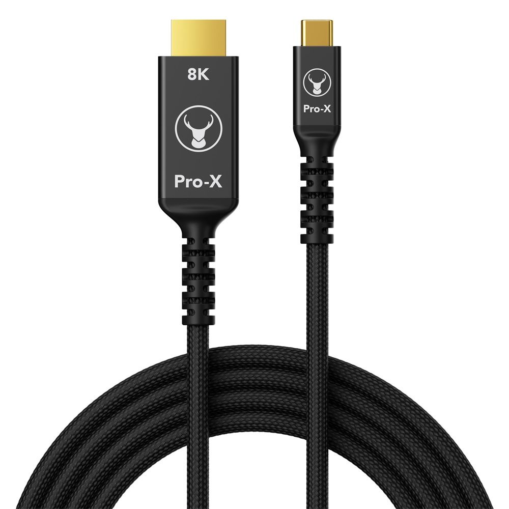 Bonelk Pro X USB C To 8K HDMI Cable 1.5m Black