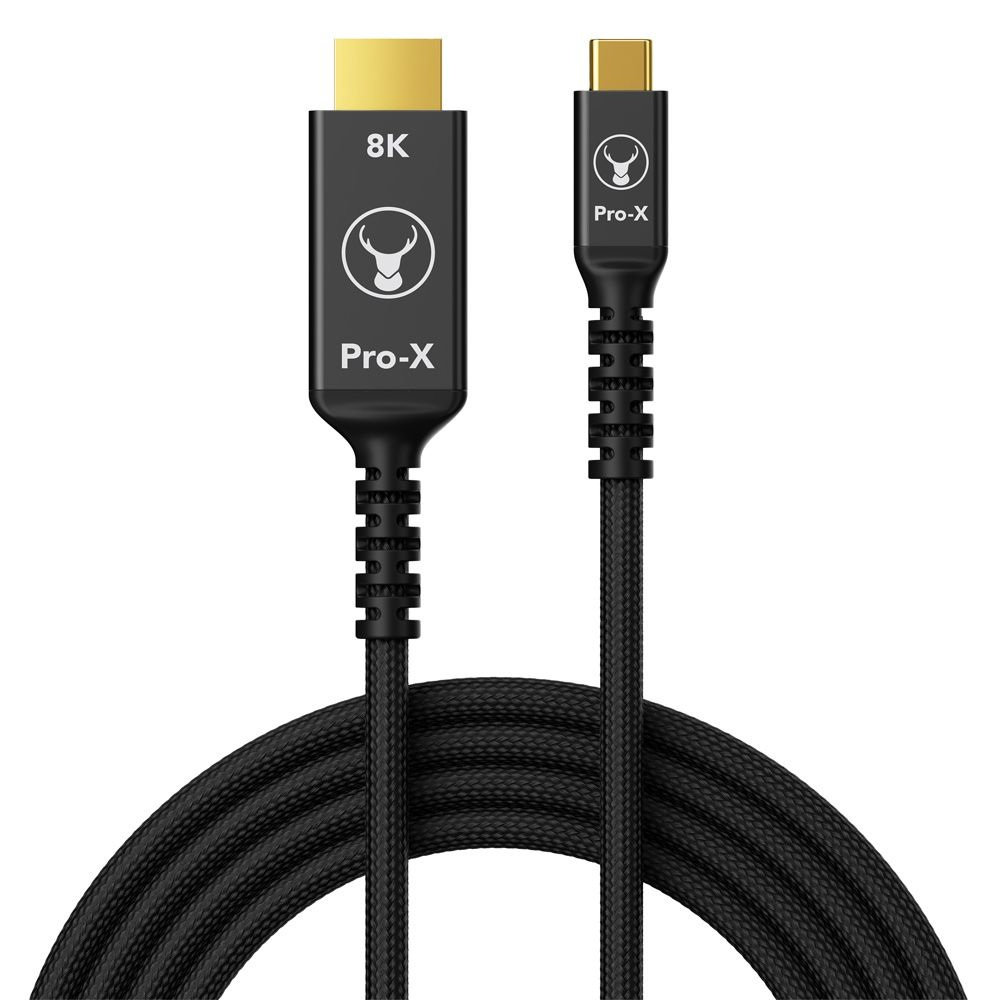 Bonelk Pro X USB C To 8K HDMI Cable 2.5m Black