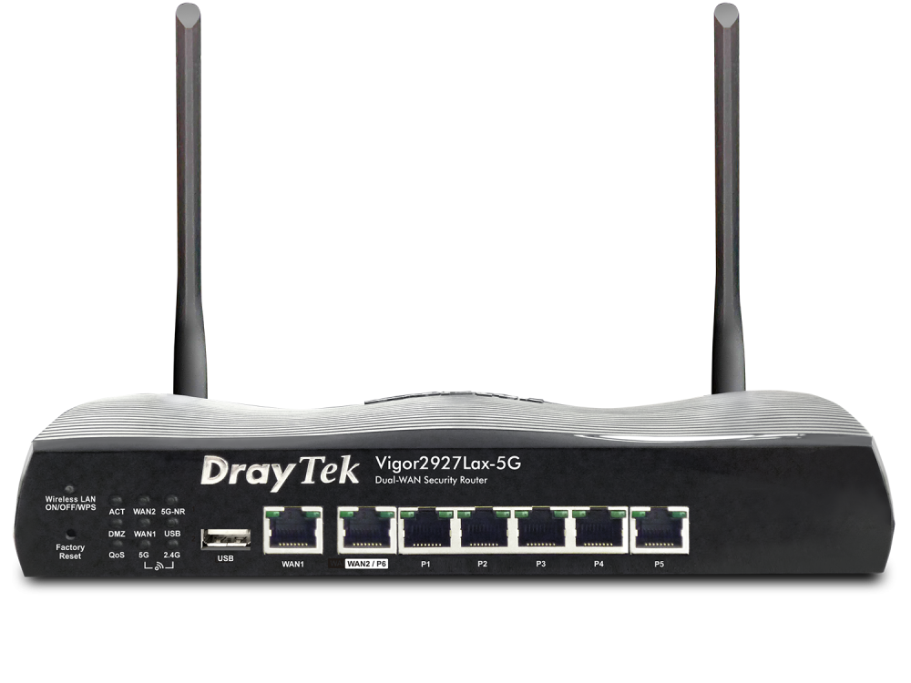 DrayTek Vigor 2927LAX AX3000 WiFi 6 5G VPN Router