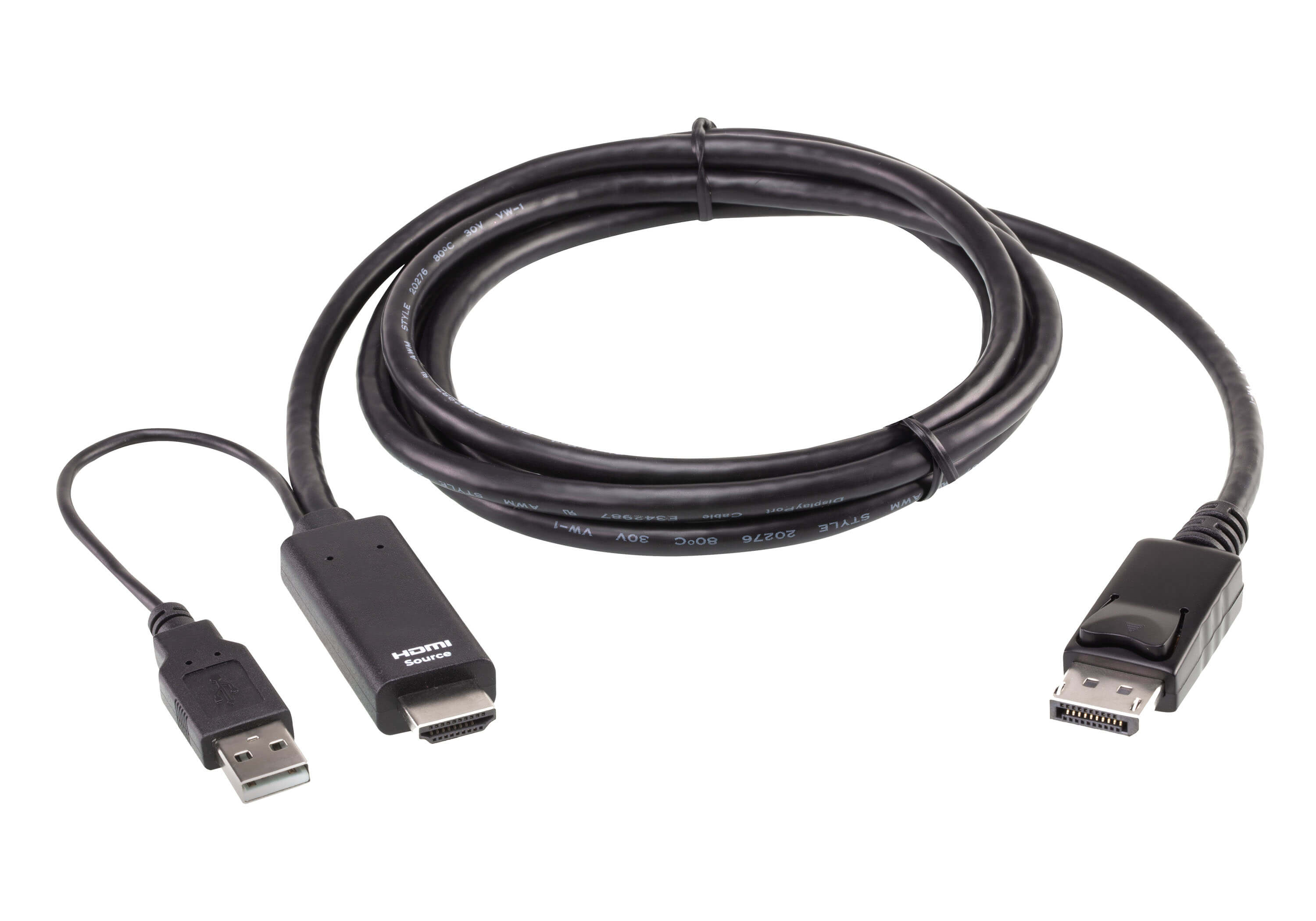 ATEN True 4K HDMI To DisplayPort Cable Kit 1.8m