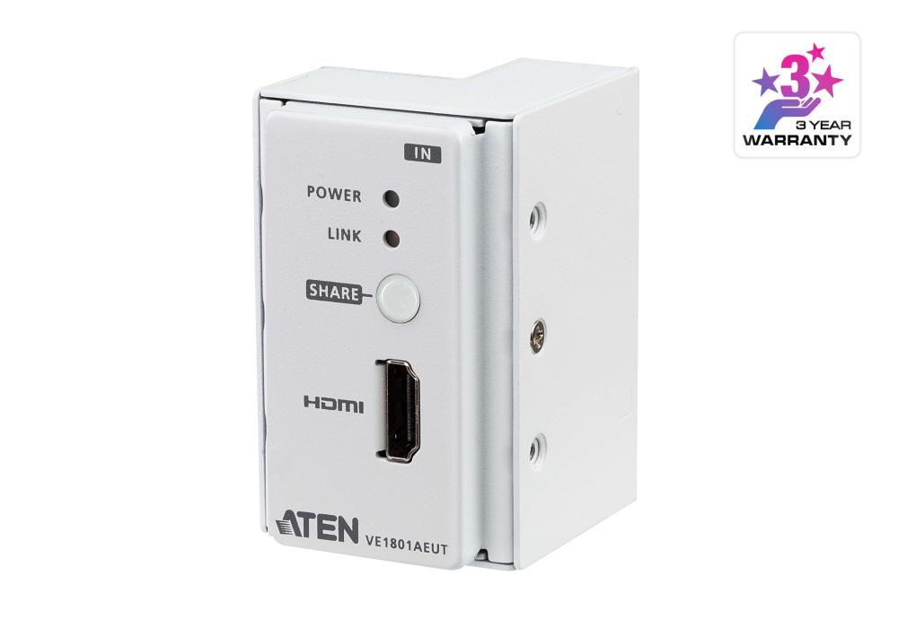 ATEN HDMI HDBaseT Lite Transmitter Wall Plate PoH Extender