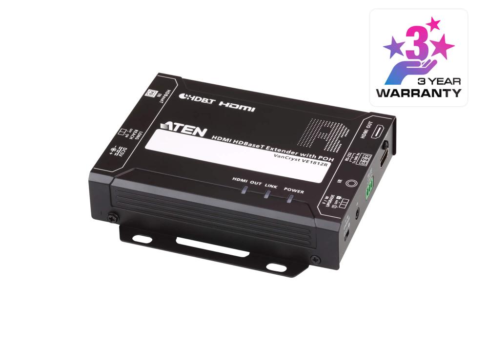 ATEN HDMI HDBaseT Receiver With PoH 1080p 1920x1080 Up To 150m