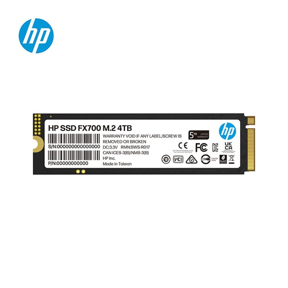 HP FX700 4TB PCIe Gen4 x4 M.2 NVMe SSD Up To 7200MBs Read Speed