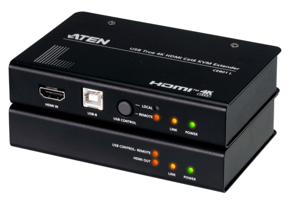 ATEN USB True 4K HDMI CAT6 KVM Extender 4K Up To 70m