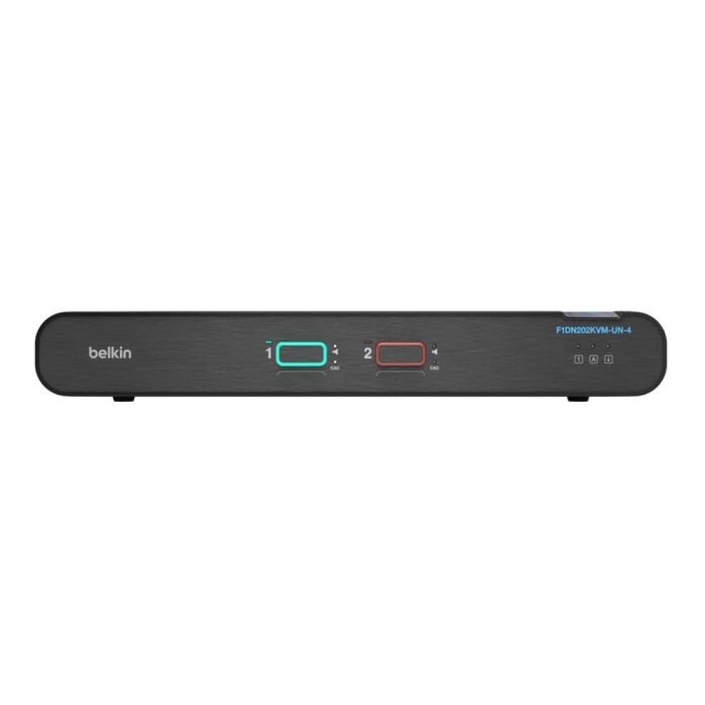 Belkin Universal Secure KVM Switch 2 Port Dual Head With CAC
