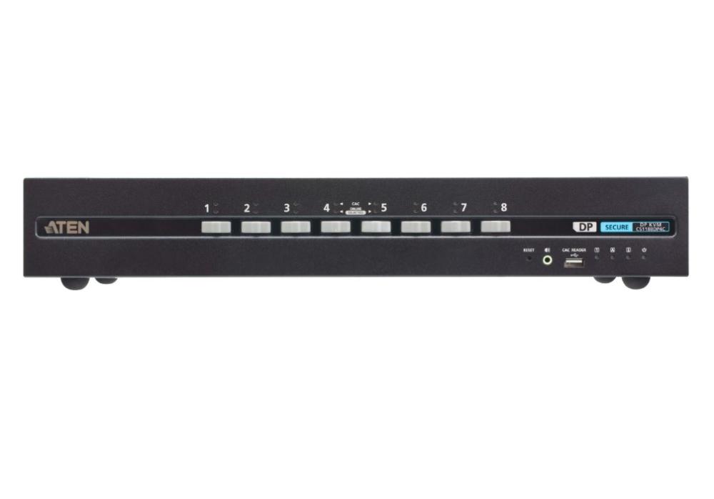 ATEN 8 Port DisplayPort Secure KVM Switch With CAC 4K 4096x2160