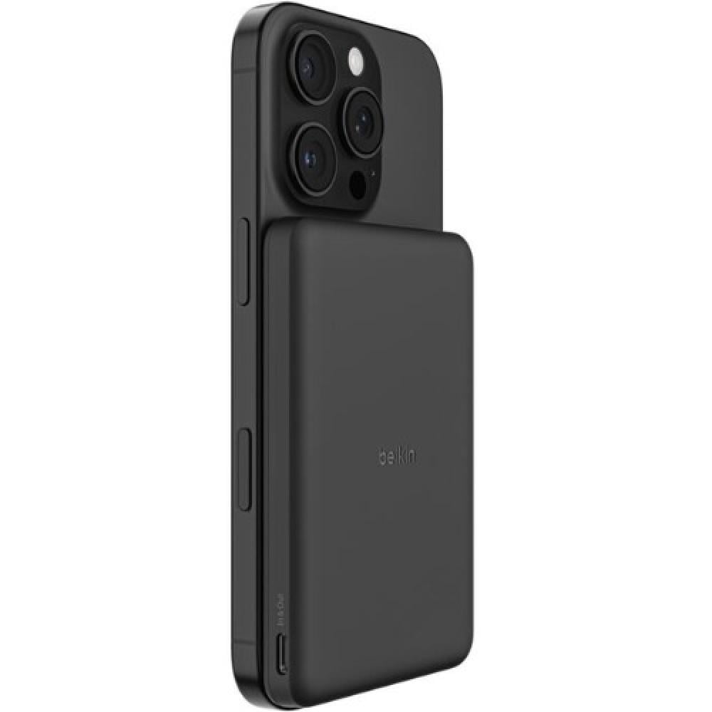 Belkin BoostCharge Slim Magnetic Power Bank 5000mAh Qi2 Black