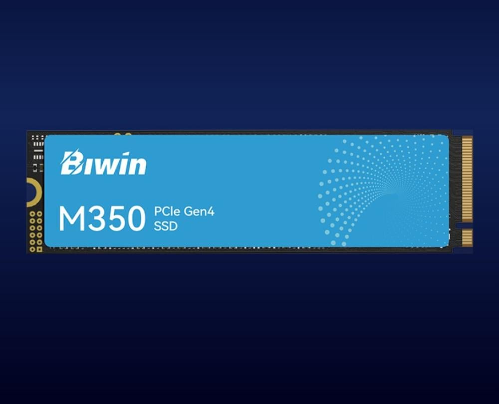 Biwin M350 500GB PCIe 4.0 M.2 NVMe SSD 6000MBs Read Speed
