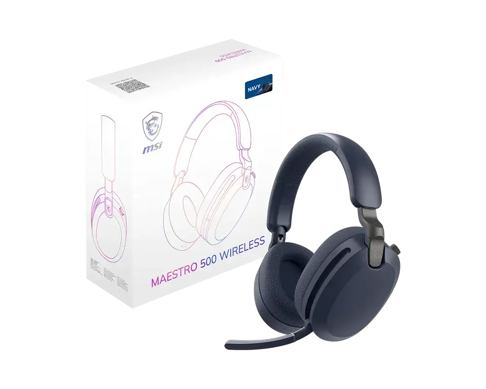 MSI Maestro 500 Wireless Gaming Headset Navy