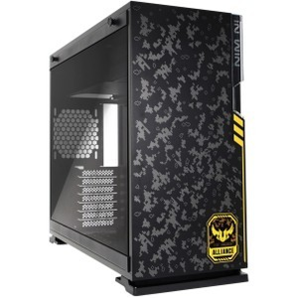 IN WIN 101tuf Black Atx Mid Tower Case Tempered 101TUF-BLACK