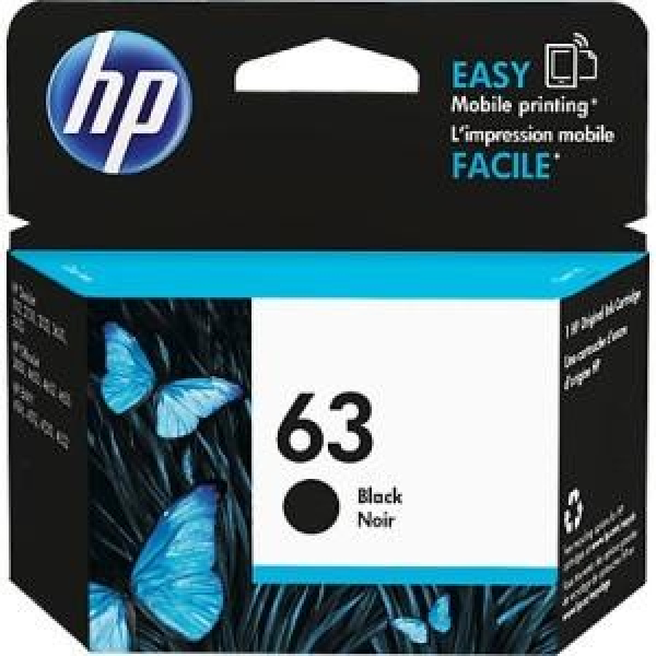 HP  63 Black Original Ink F6U62AA