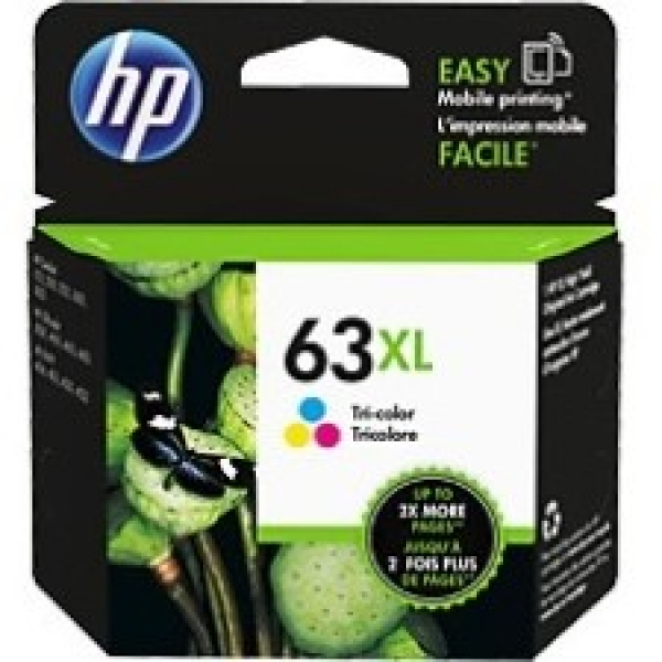 HP  63xl High Yield Tri-color Original Ink F6U63AA