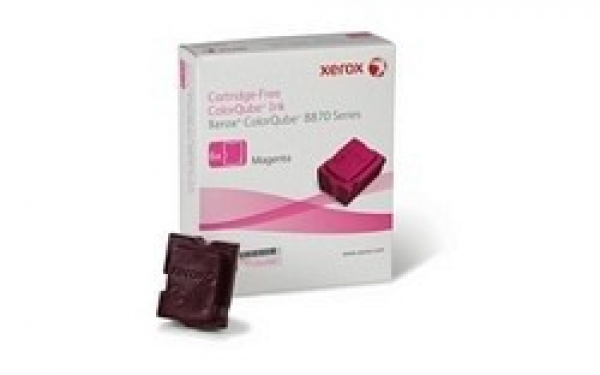 FUJI XEROX PRINTERS Magenta Ink Sticks (6 Pack 108R00986