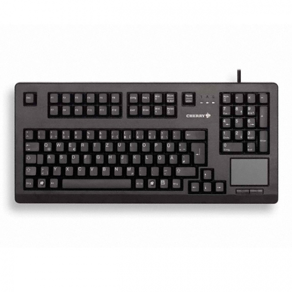 CHERRY Black 16in Usb Keyboard With Touchpad G80-11900LUMEU-2