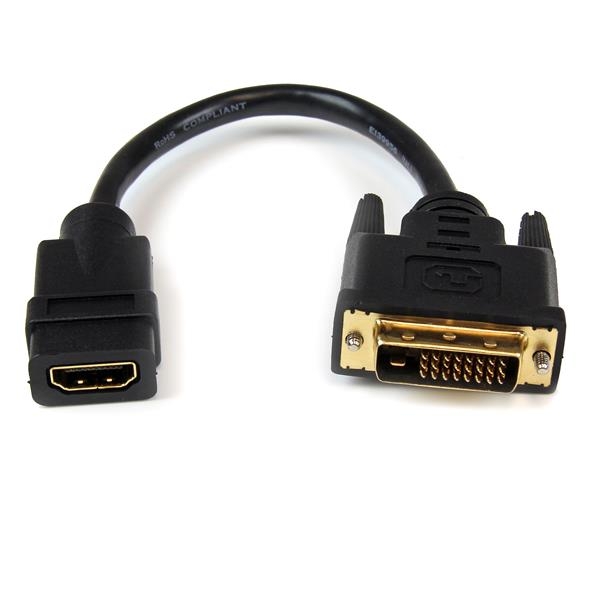 STARTECH 8in Hdmi To Dvi-d Video Cable Adapter - HDDVIFM8IN