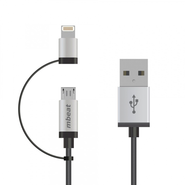 Mbeat  Lightning With Micro Usb Data Cable In 1m ( Icab21-1s )