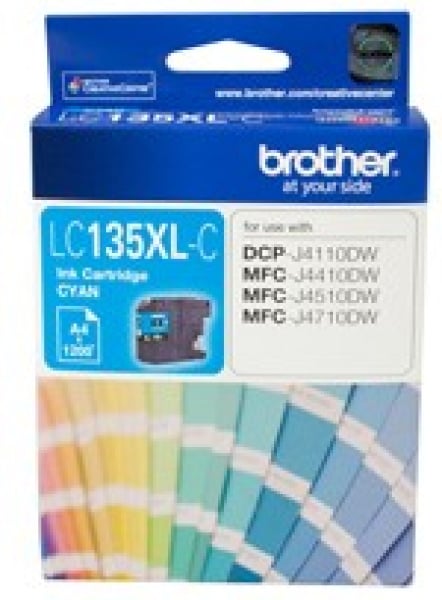 BROTHER Cyan Ink Cartridge to suit Dcp-j4110dw LC-135XLC