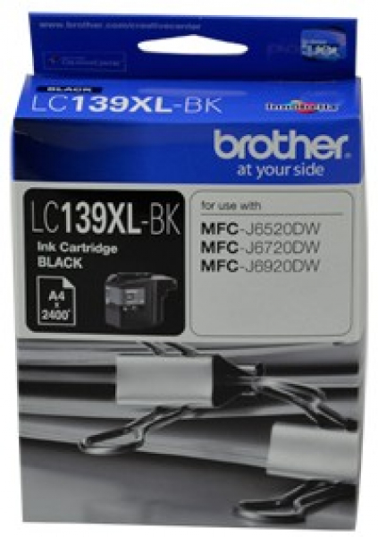 BROTHER Black Ink Cartridge To Suit LC-139XLBK