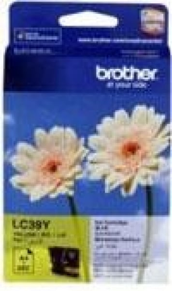 BROTHER Lc39 Yellow Ink 260 Page Yield For 315 LC-39Y