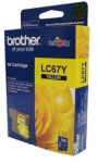 BROTHER Lc67 Yellow Ink 325 Page Yield For 5890 LC-67Y