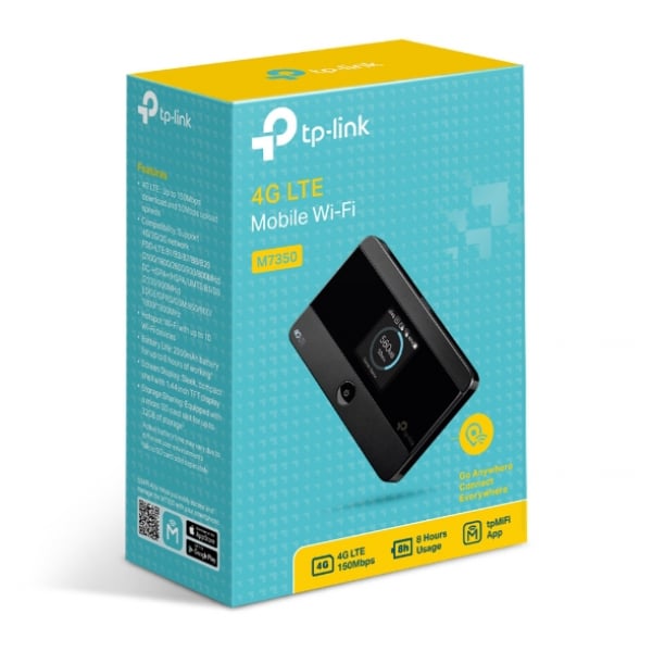 Tp-link 4G LTE Advanced Mobile Wifi Internal 4G Modem Sim Card Slot (M7350)