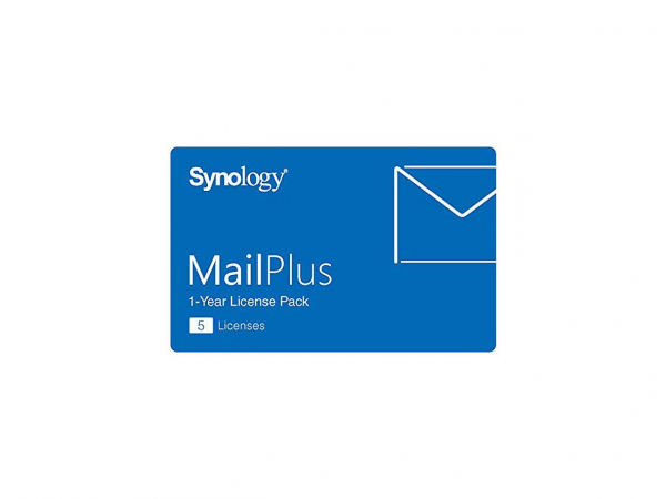 Synology Mailplus License Packs - 5 Licenses - Lifetime Lice NAS Accessories (Mailplus Pack 5)