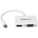 STARTECH Travel A/v Adapter - 2-in-1 Mini MDP2HDVGAW