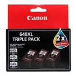CANON 1x Pg-640xl Black 1 X Cl-641xl Colour Ink PG640XLCL641XL