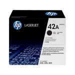 HP 42A Black Original LaserJet Toner Cartridge 10K Pages Q5942A