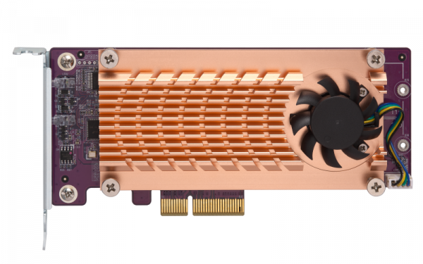 Qnap Quad M.2 2280 Pcie Ssd Expansion Card NAS Accessories (QM2-4P-384)