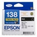 EPSON T138 High Capacity Black Ink Twin Pack T138194
