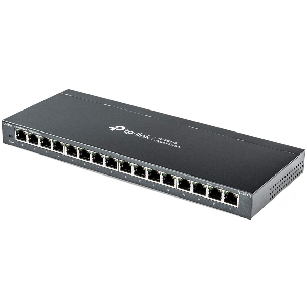 TP-LINK 16-port Gigabit Desktop Switch Green Techno (TL-SG116) Unmanaged