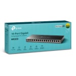 Tp-link   16-port Gigabit Unmanaged Pro Switch ( Tl-sg116e ) Unmanaged