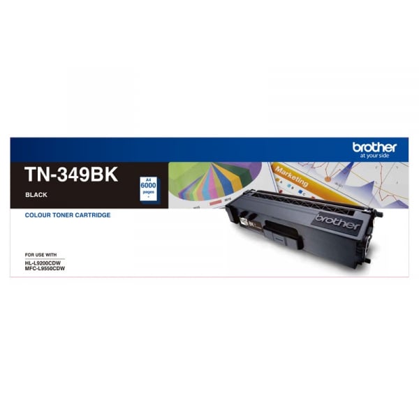 BROTHER Super High Yield Blk Toner 6k For TN-349BK