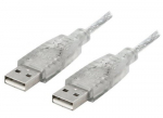 8WARE Usb 2.0 Cable Type A To A M/m Transparent UC-2002AA